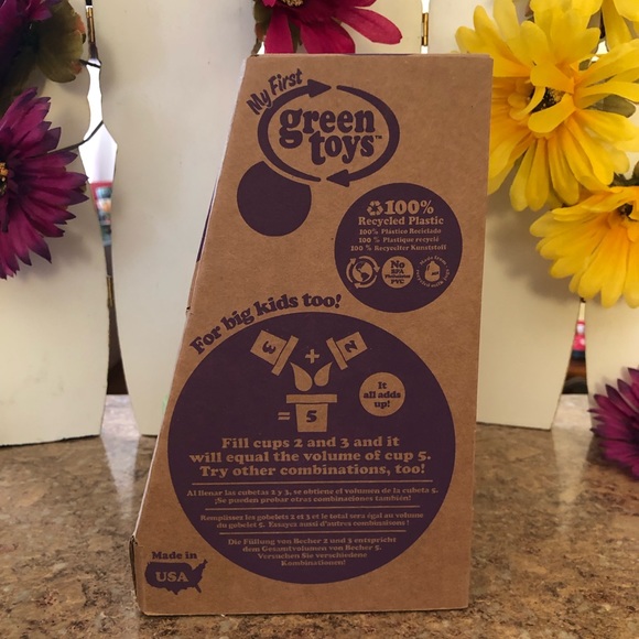 🌟 NEW My First Green Toys Stacking Cups, Early Learning Basic Math Concepts 6M+ - Picture 7 of 8
